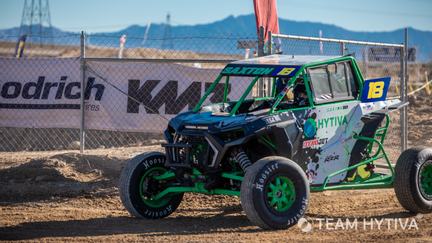 Team Hytiva Polaris RZR Heading Out On Track