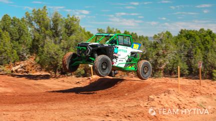 Shawn Saxton Polaris RZR Going Over Jump