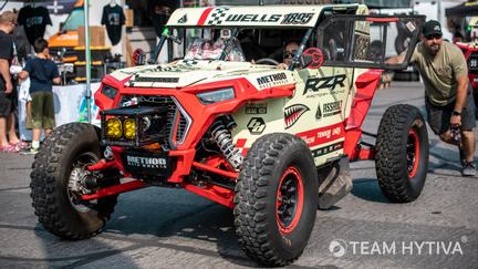 1895 Red and Beige Polaris RZR