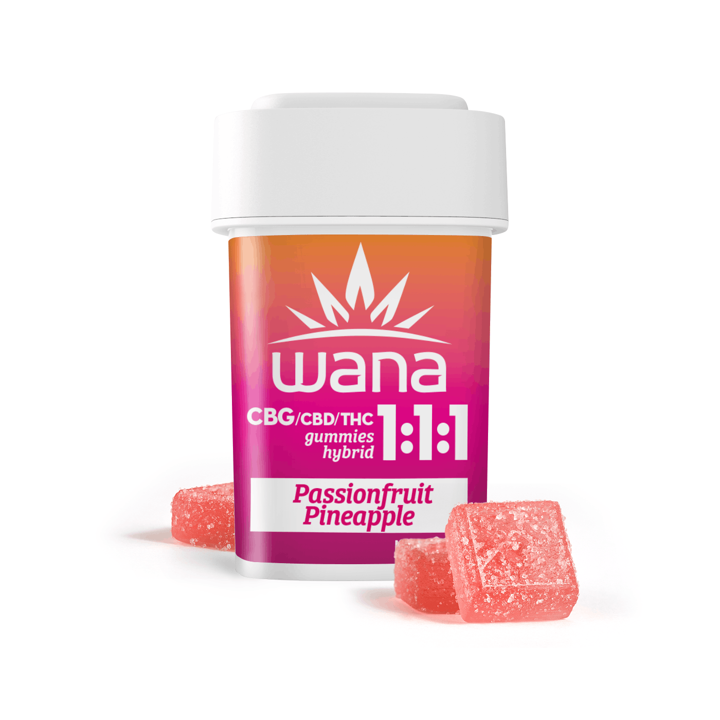 1:1:1 Passionfruit Pineapple Gummies Product Image