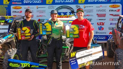 Team Hytiva Shawn Saxton Podium