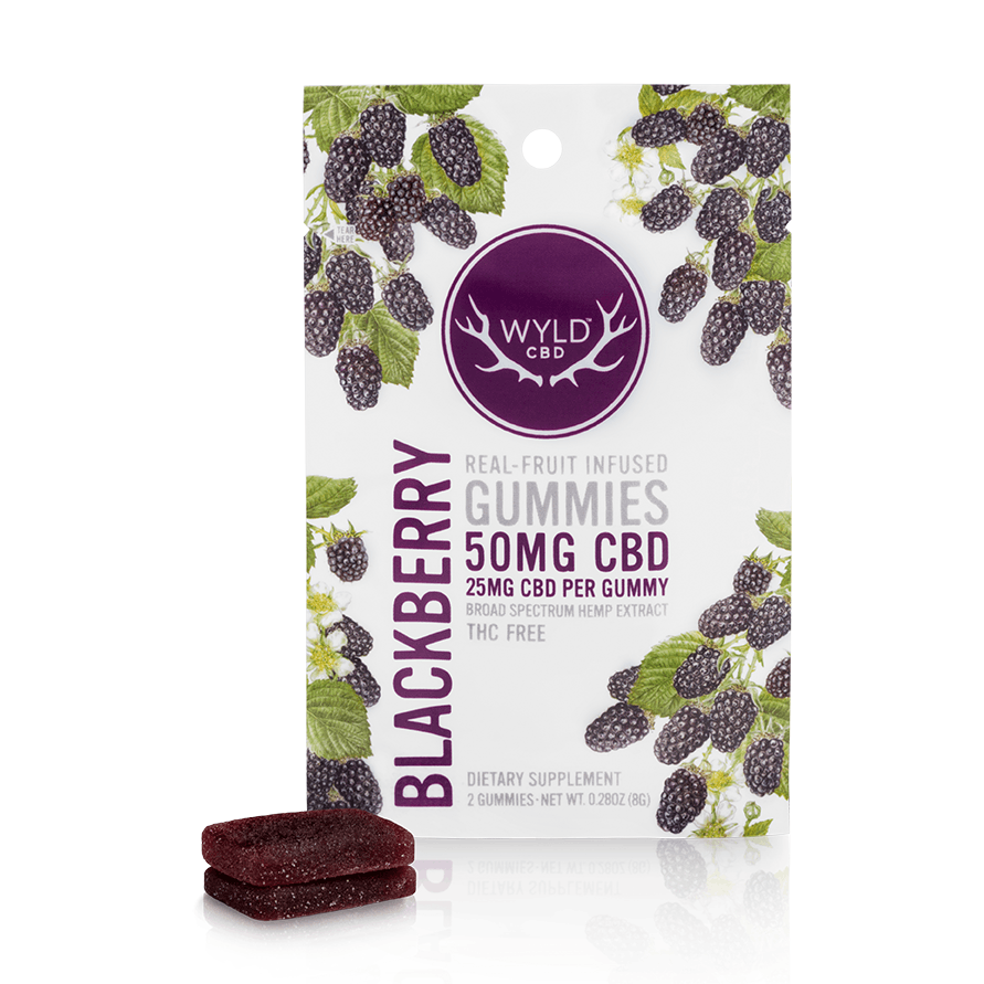 CBD Blackberry Gummies 50mg Product Image