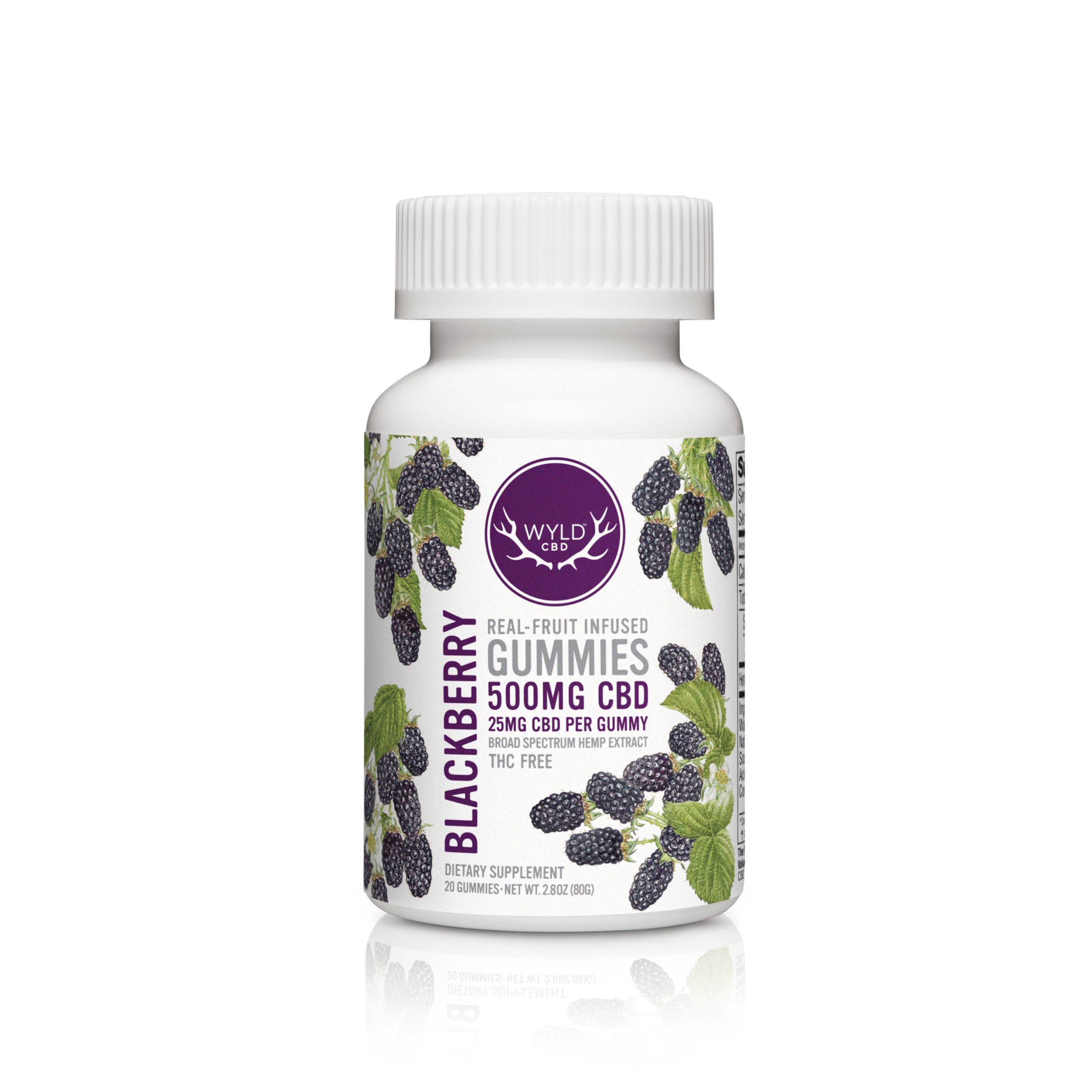CBD Blackberry Gummies 500mg Product Image