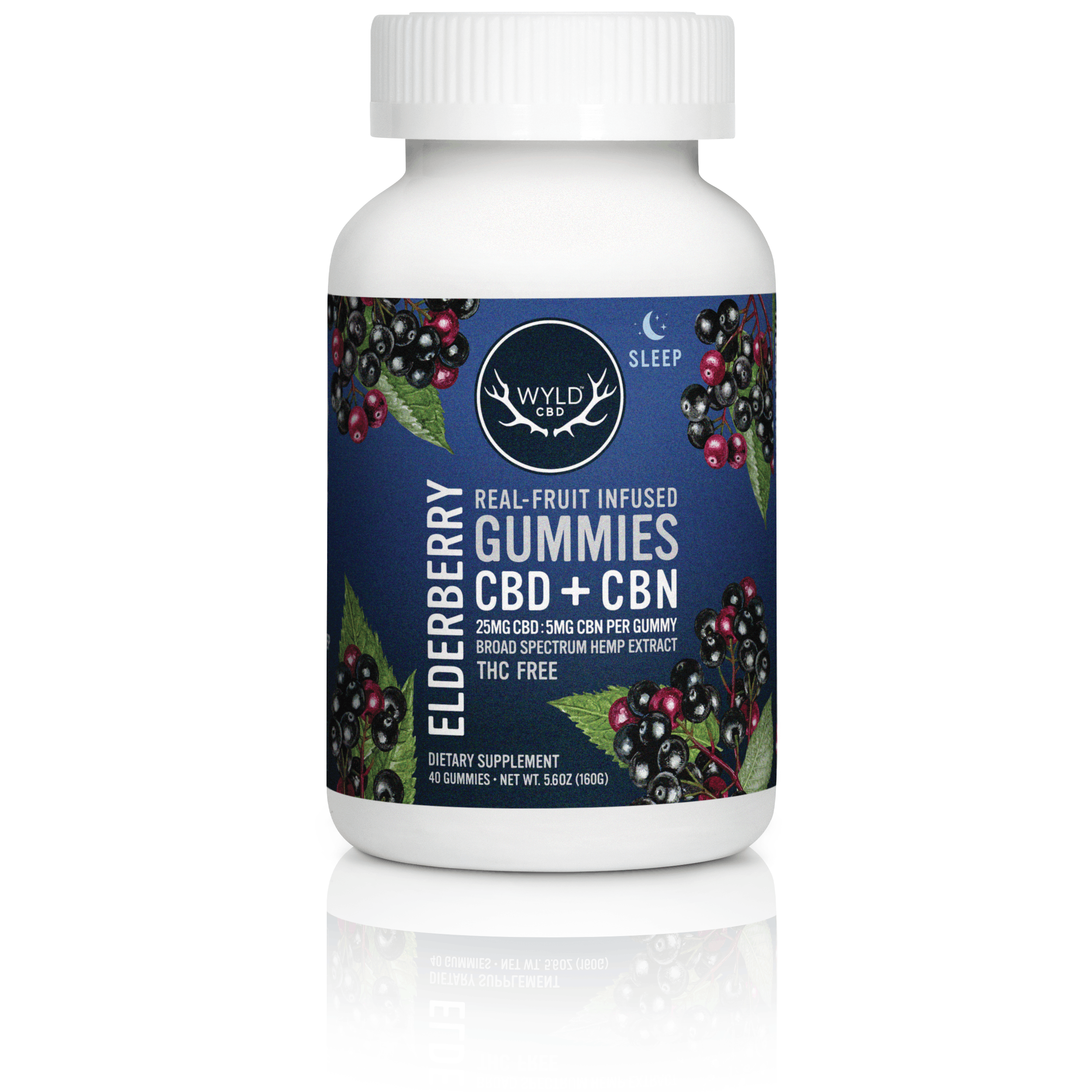 CBD Elderberry 5:1 Gummies 1000mg Product Image
