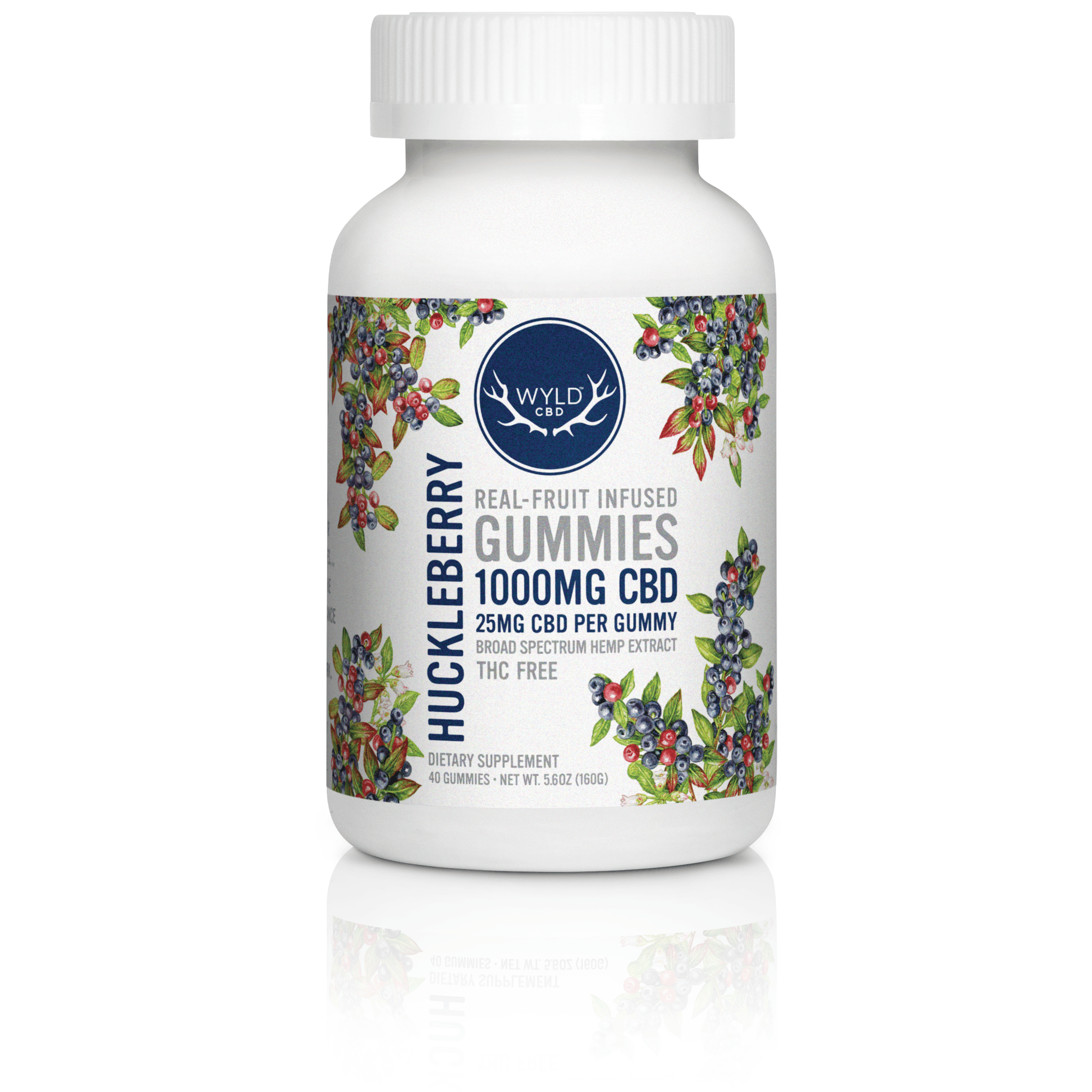 CBD Huckleberry Gummies 1000mg Product Image