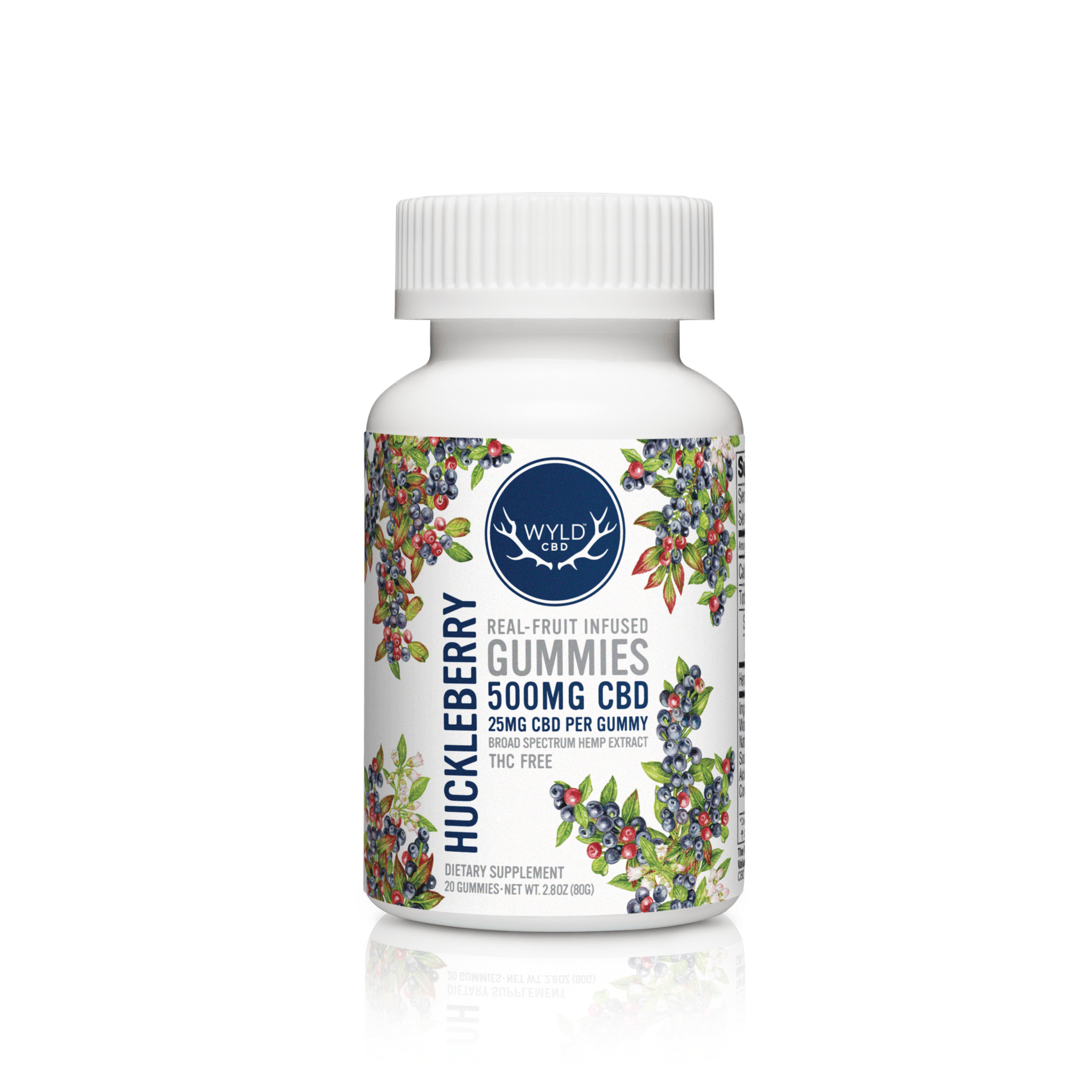 CBD Huckleberry Gummies 500mg Product Image