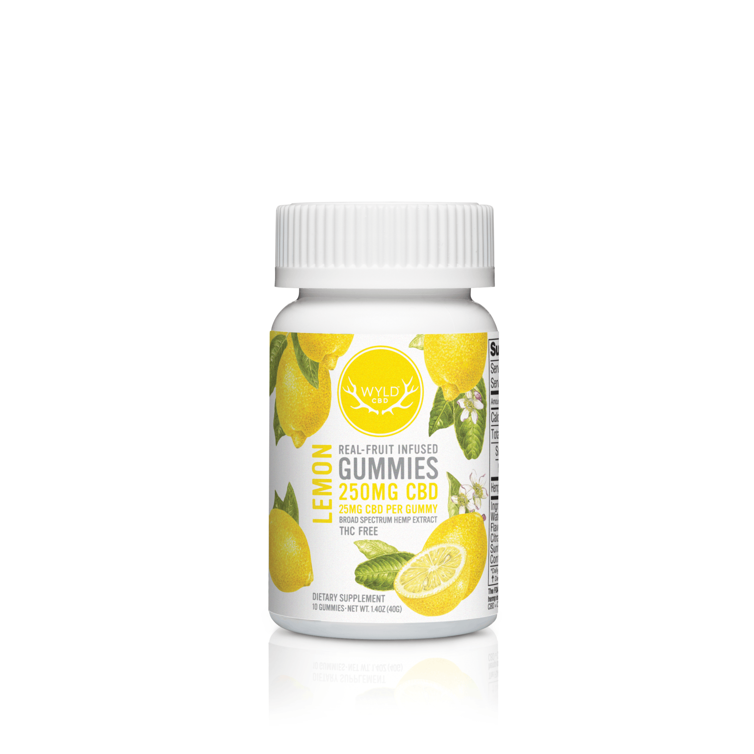 CBD Lemon Gummies 250mg Product Image