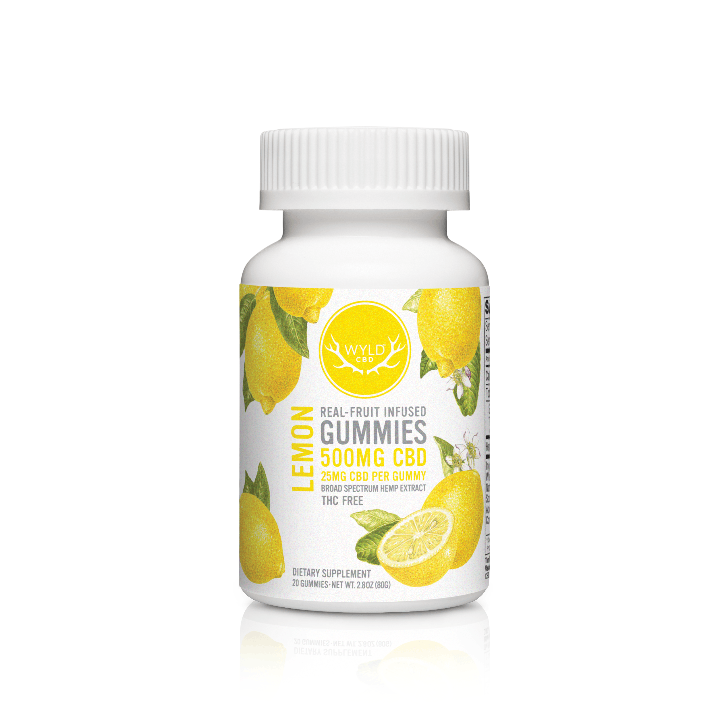 CBD Lemon Gummies 500mg Product Image