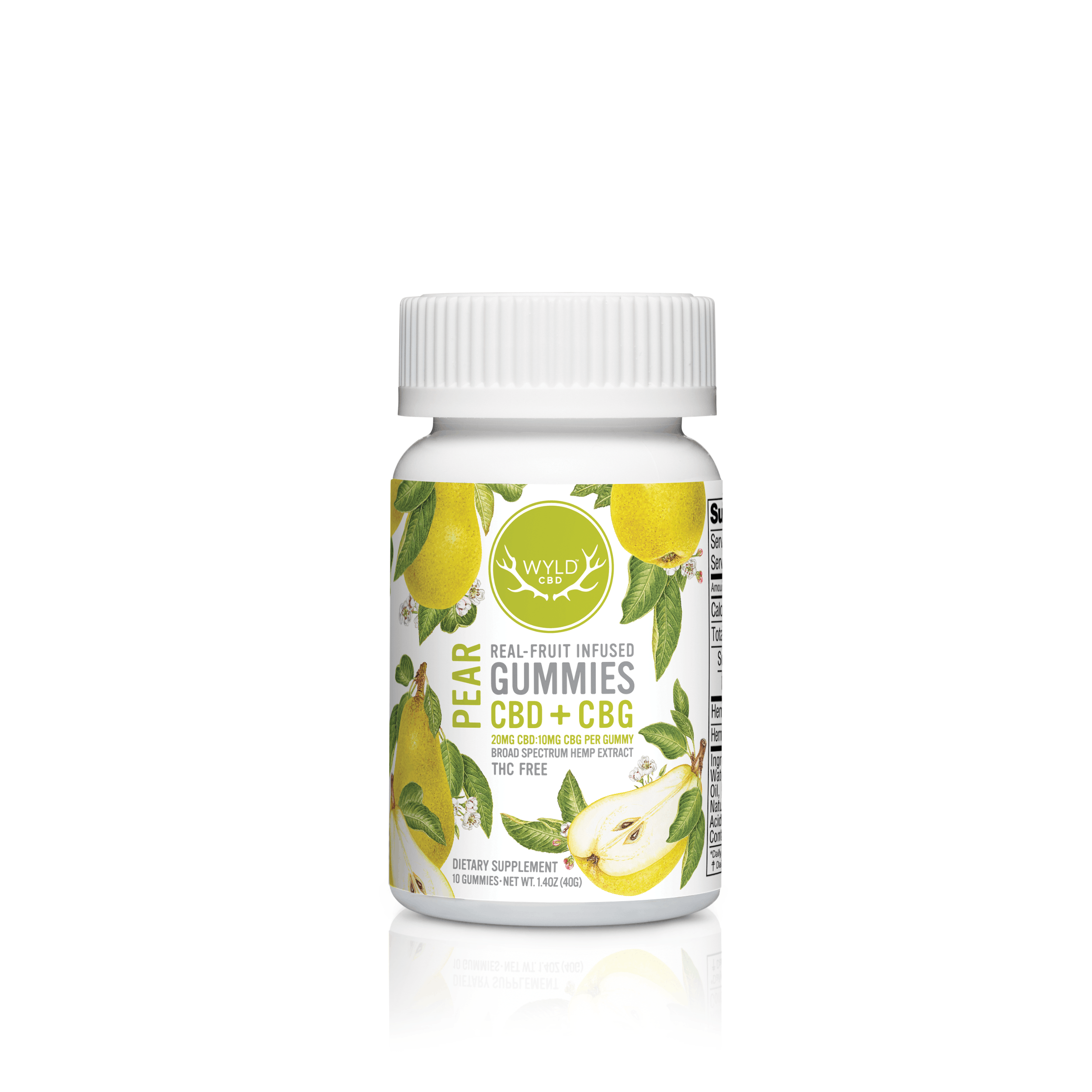 CBD Pear 2:1 Gummies 10pc Product Image