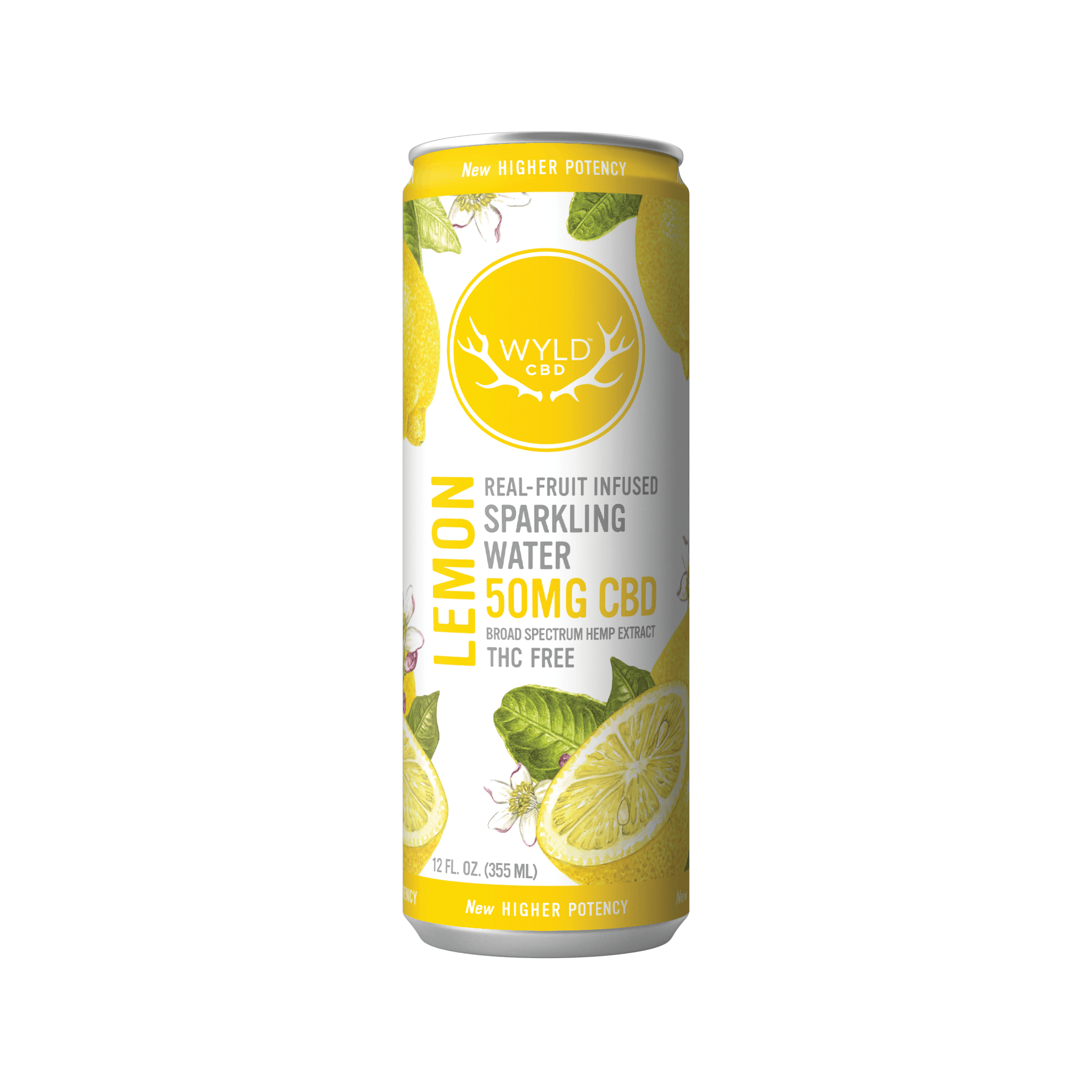 CBD Sparkling Water Lemon Product Image