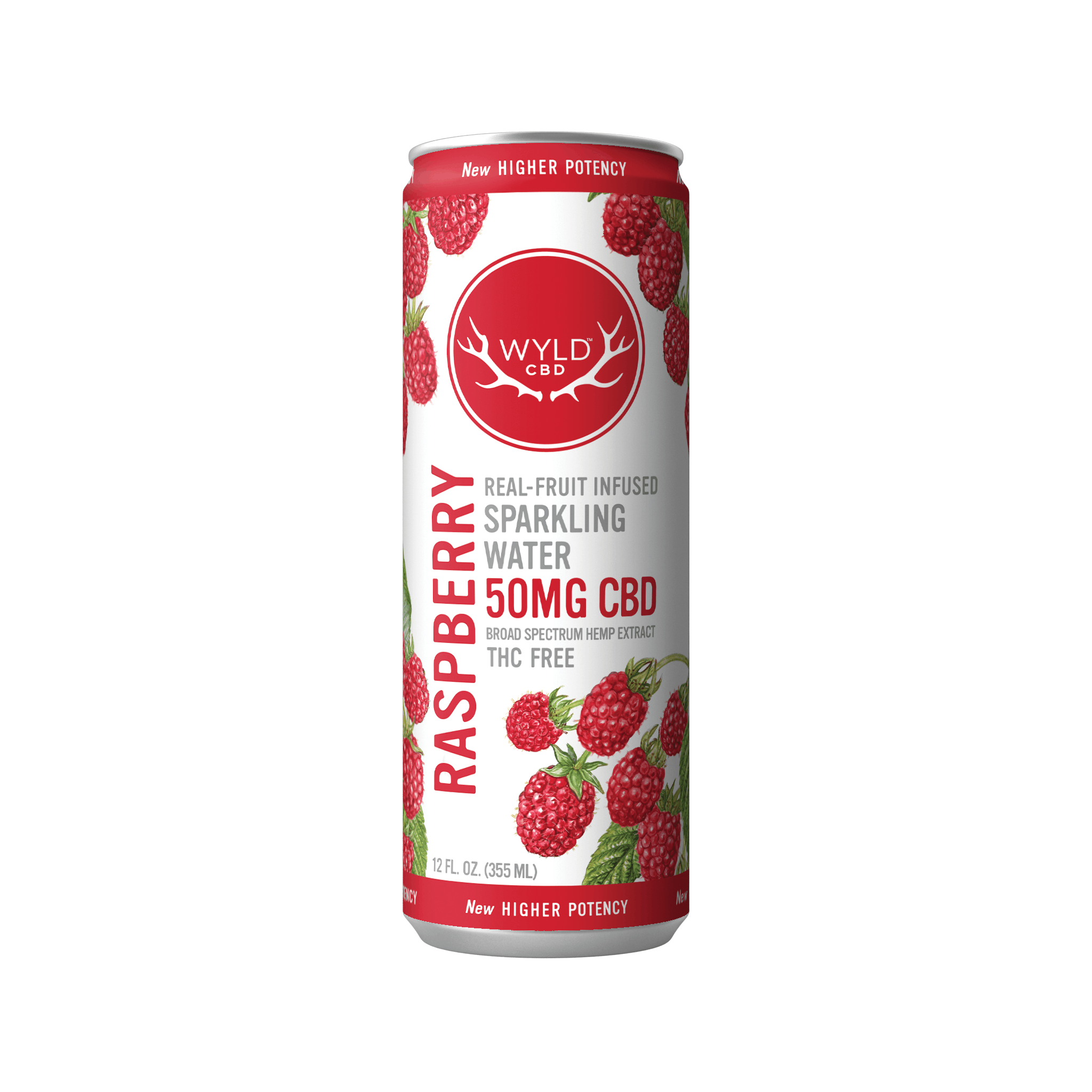 CBD Sparkling Water Raspberry Product Image